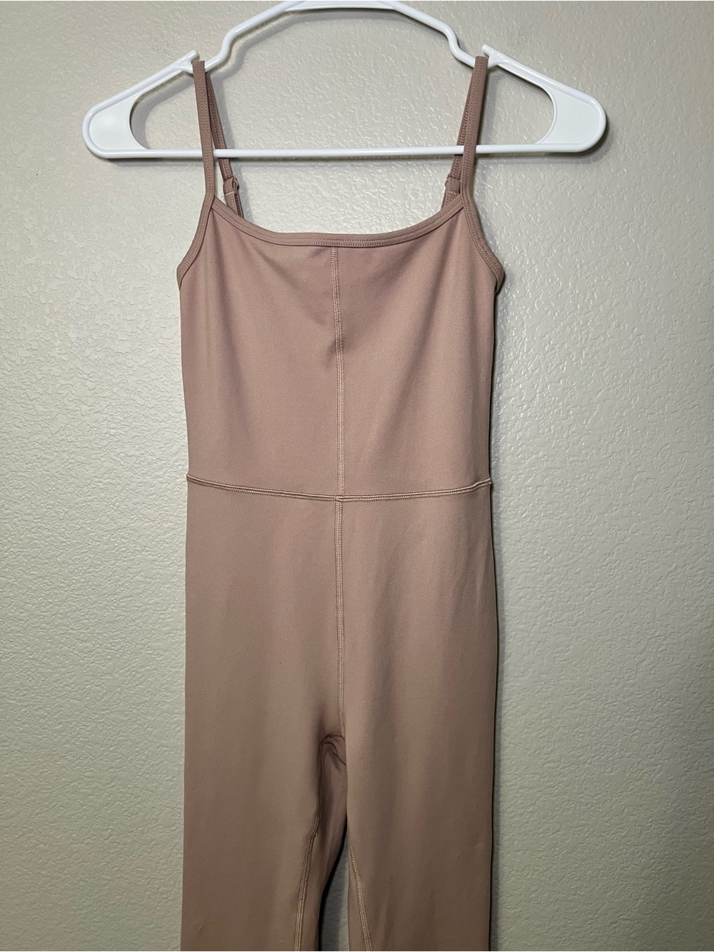 Wilfred Free Aritzia Jumpsuit XXS Nude Beige Wide Leg Strappy One Piece